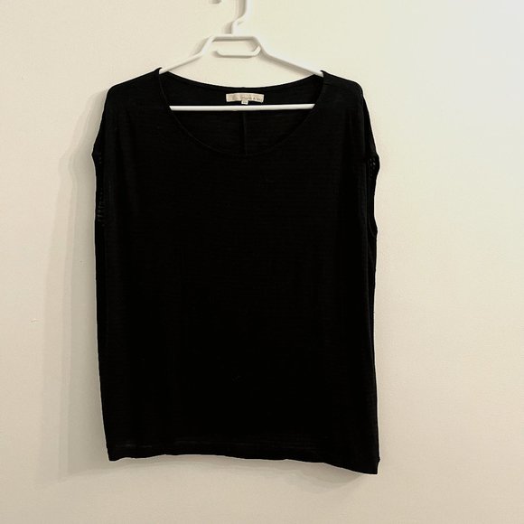 Black short sleeve top - Picture 1 of 3